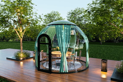 Iglu-Glaskuppel aus Polycarbonat 3,25 m, Bubble-Dome, Glasdome, Glashaus, Wintergarten, wasserdicht, schlagfest, beständig gegen Feuer, Wind und Schneelast