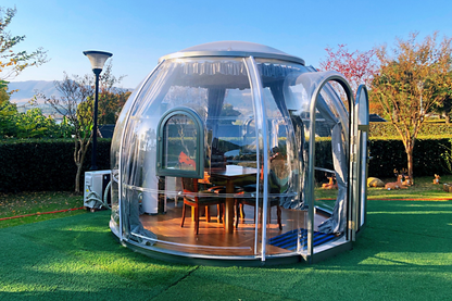 Iglu-Glaskuppel aus Polycarbonat 2,7 m, Bubble-Dome, Glasdome, Glashaus, Wintergarten, wasserdicht, schlagfest, beständig gegen Feuer, Wind und Schneelast