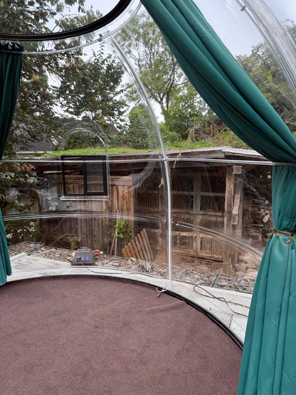 Iglu-Glaskuppel aus Polycarbonat 2,8 m, Bubble-Dome, Glasdome, Glashaus, Wintergarten, wasserdicht, schlagfest, beständig gegen Feuer, Wind und Schneelast