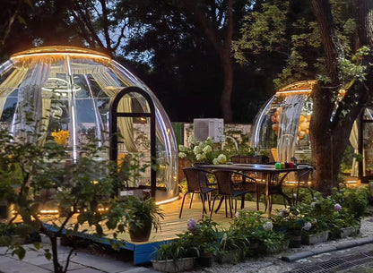 Iglu-Glaskuppel aus Polycarbonat 3,5 m, Bubble-Dome, Glasdome, Glashaus, Wintergarten, wasserdicht, schlagfest, beständig gegen Feuer, Wind und Schneelast