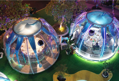 Iglu-Glaskuppel aus Polycarbonat 3,25 m, Bubble-Dome, Glasdome, Glashaus, Wintergarten, wasserdicht, schlagfest, beständig gegen Feuer, Wind und Schneelast