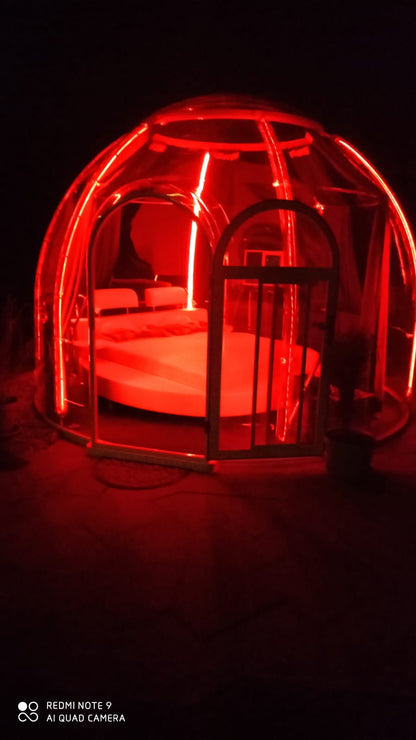 Iglu-Glaskuppel aus Polycarbonat 2,7 m, Bubble-Dome, Glasdome, Glashaus, Wintergarten, wasserdicht, schlagfest, beständig gegen Feuer, Wind und Schneelast