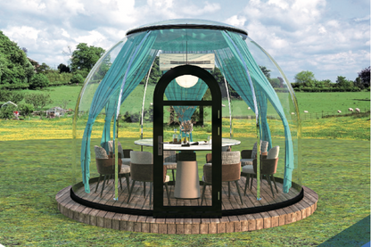 Iglu-Glaskuppel aus Polycarbonat 3,5 m, Bubble-Dome, Glasdome, Glashaus, Wintergarten, wasserdicht, schlagfest, beständig gegen Feuer, Wind und Schneelast