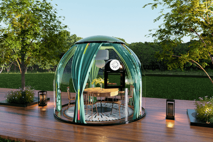 Iglu-Glaskuppel aus Polycarbonat 3,25 m, Bubble-Dome, Glasdome, Glashaus, Wintergarten, wasserdicht, schlagfest, beständig gegen Feuer, Wind und Schneelast
